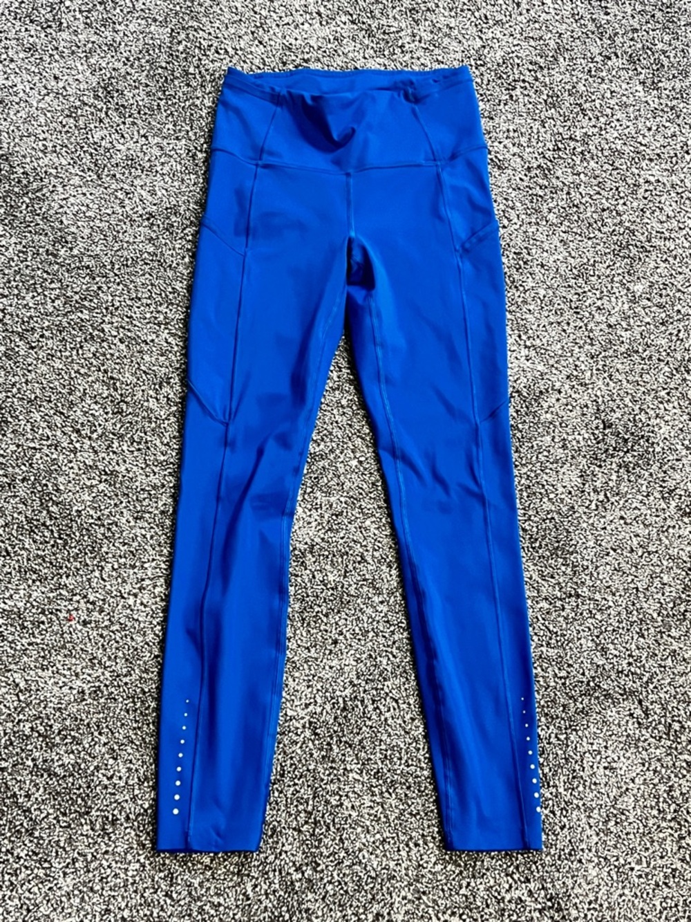 Lululemon High-Rise fast and free 25” cobalt Blue Performance Leggings